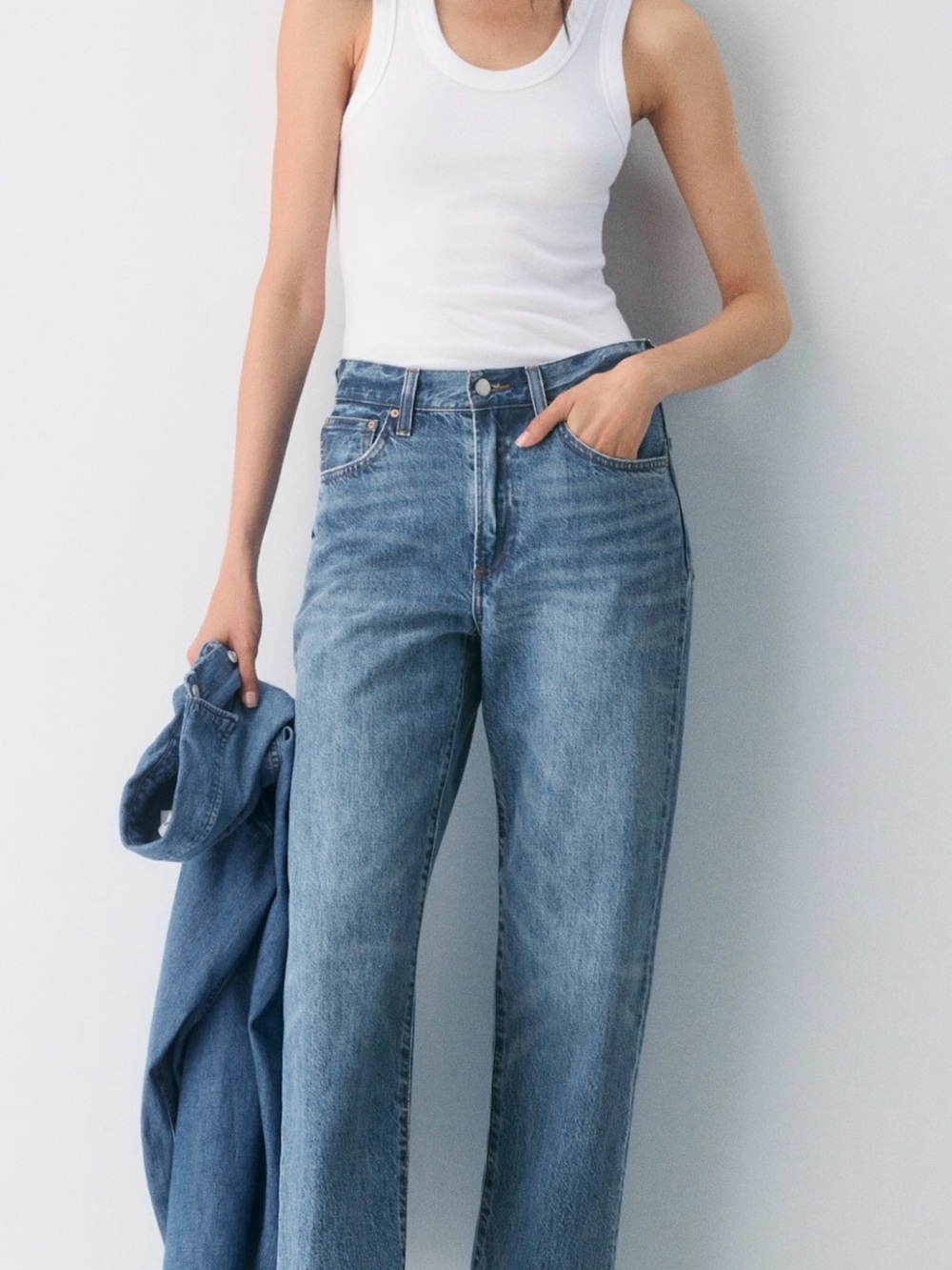 denim forum 90s Marlow high-rise baggy jeans